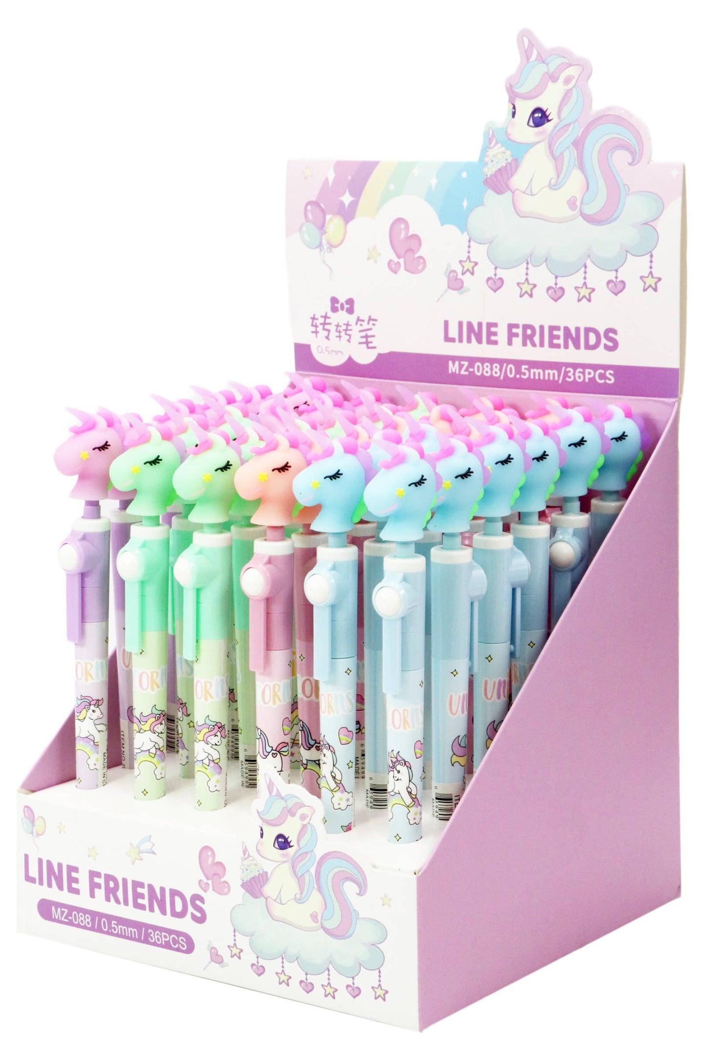 Fidgety Unicorn Pony Charm Pen