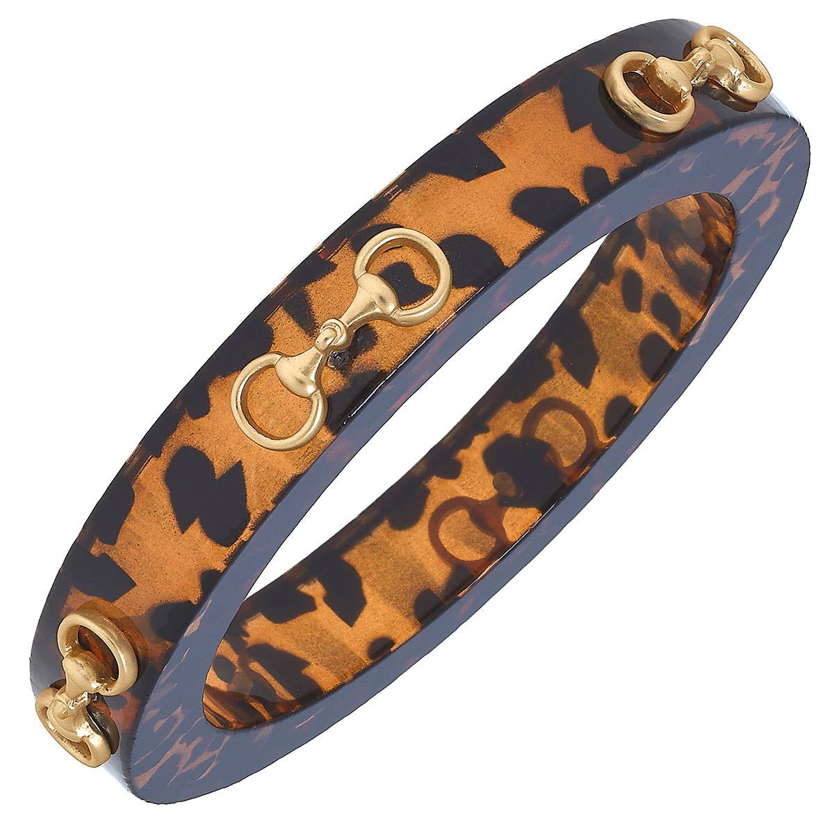 Sutton Horsebit Resin Bangle