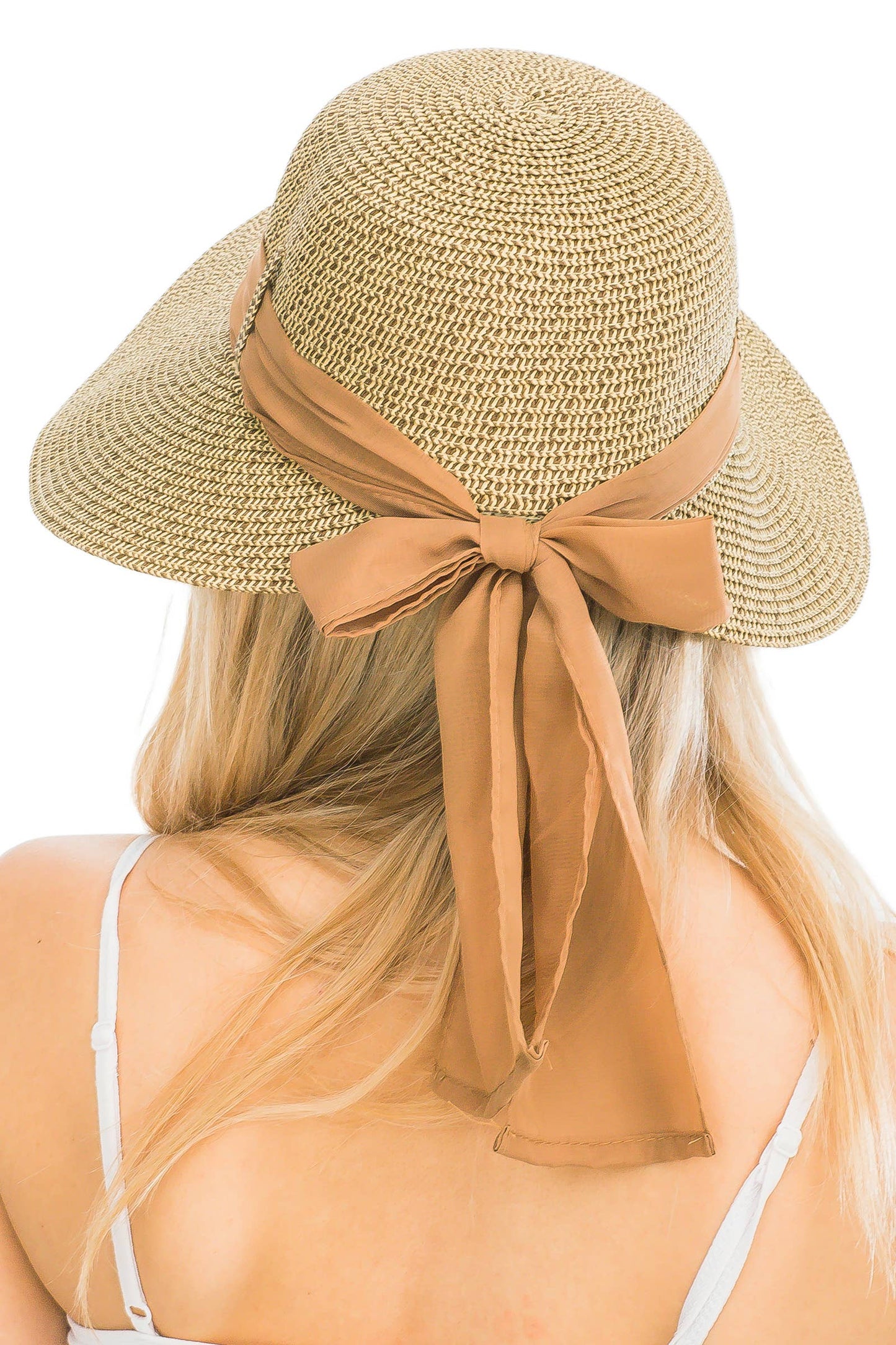 Straw Satin Ribbon Sun Hat
