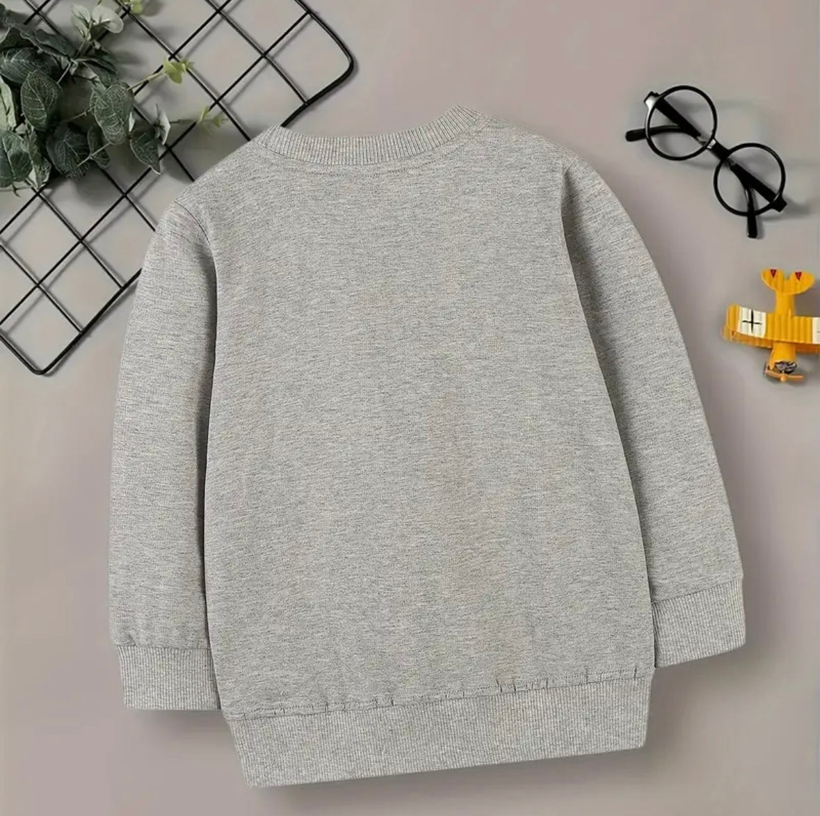 GRAY SWEATSHIRT