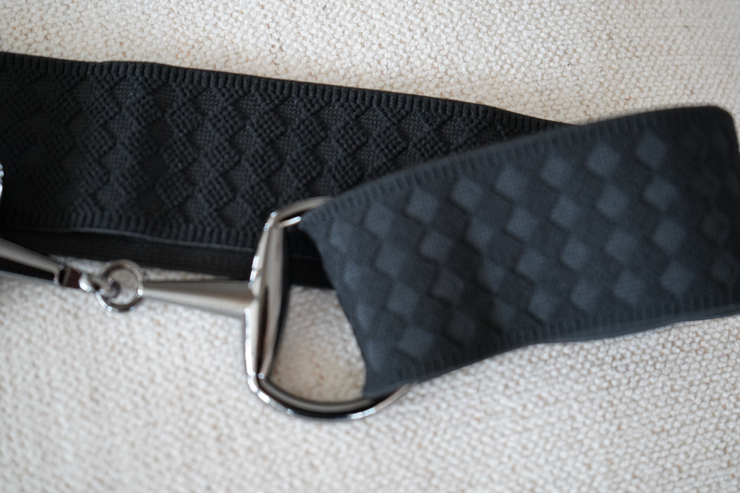 Black Bit Buckle Belt