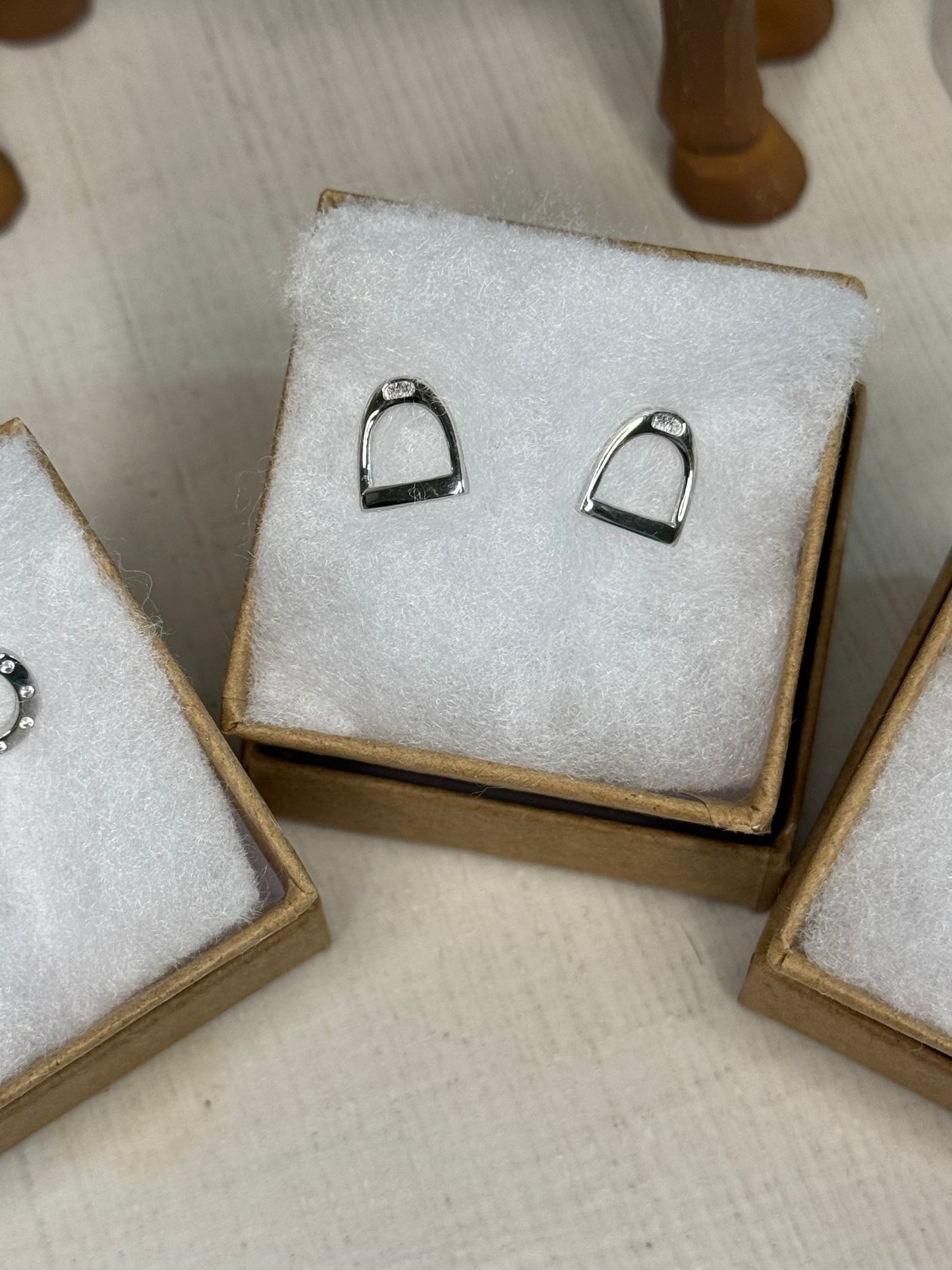 Sterling Stirrup Earrings