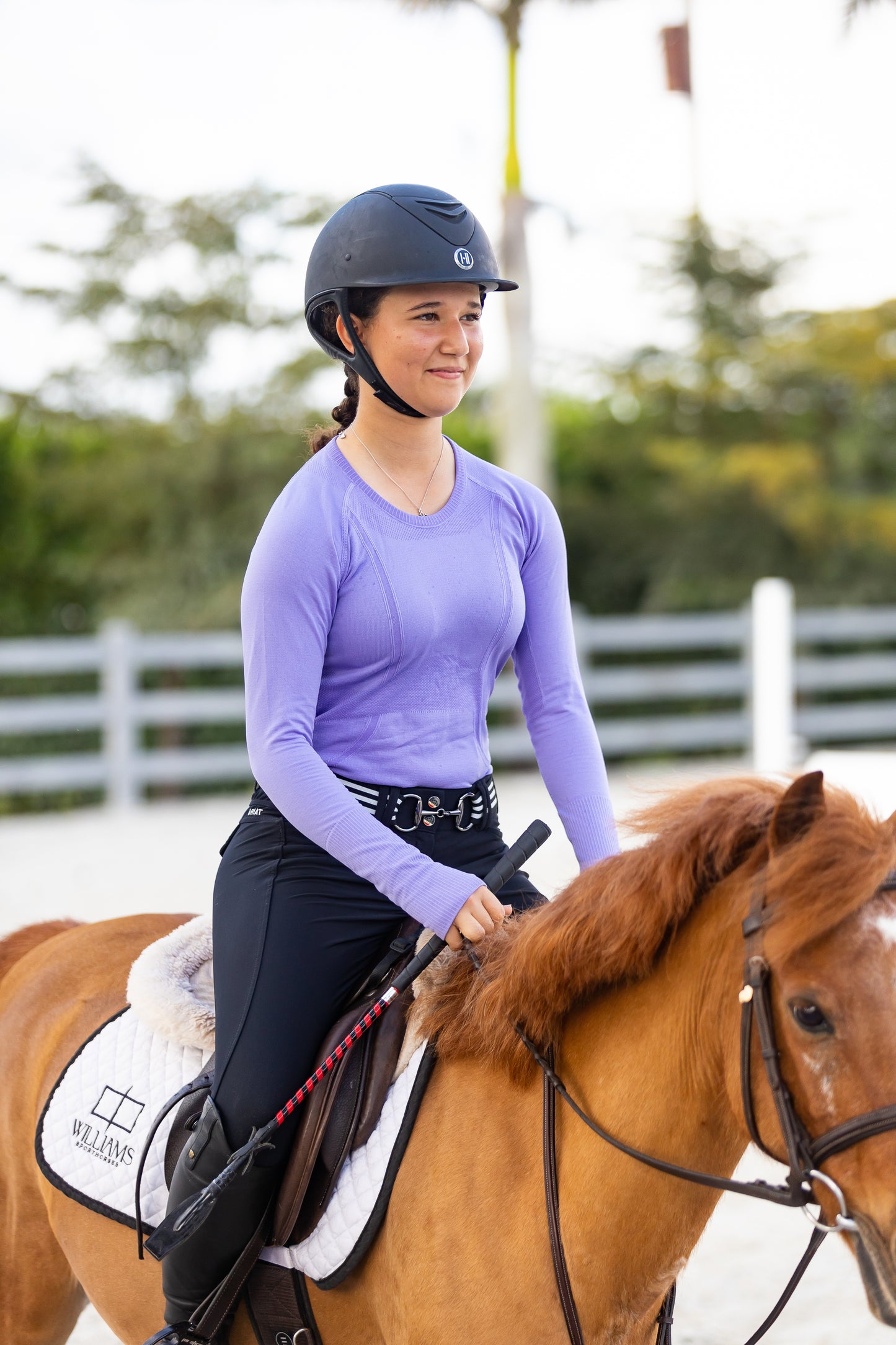 Trio Eq Crew Neck Riding Top