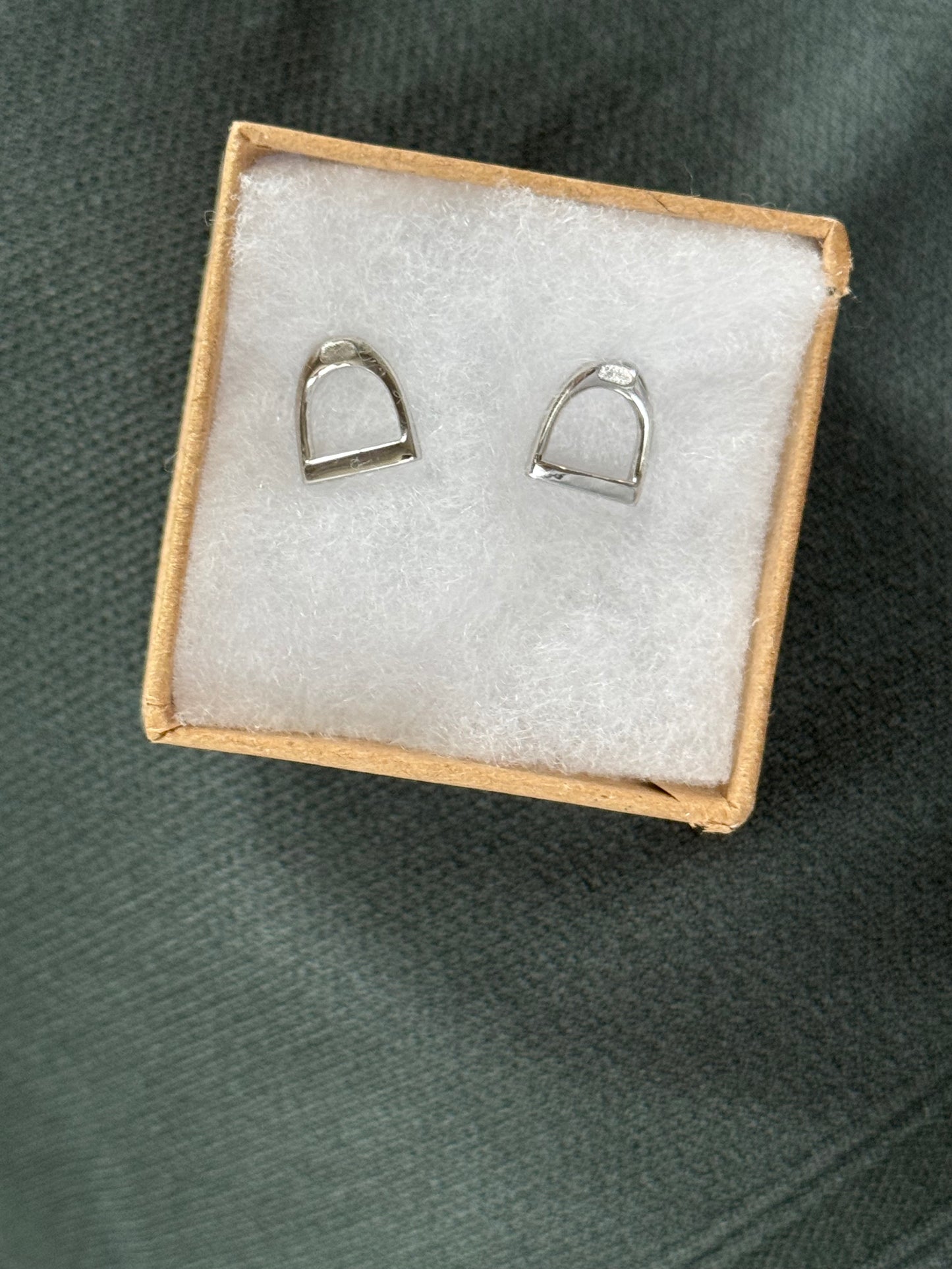 Sterling Stirrup Earrings