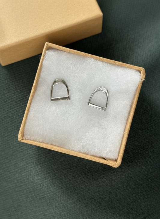 Sterling Stirrup Earrings