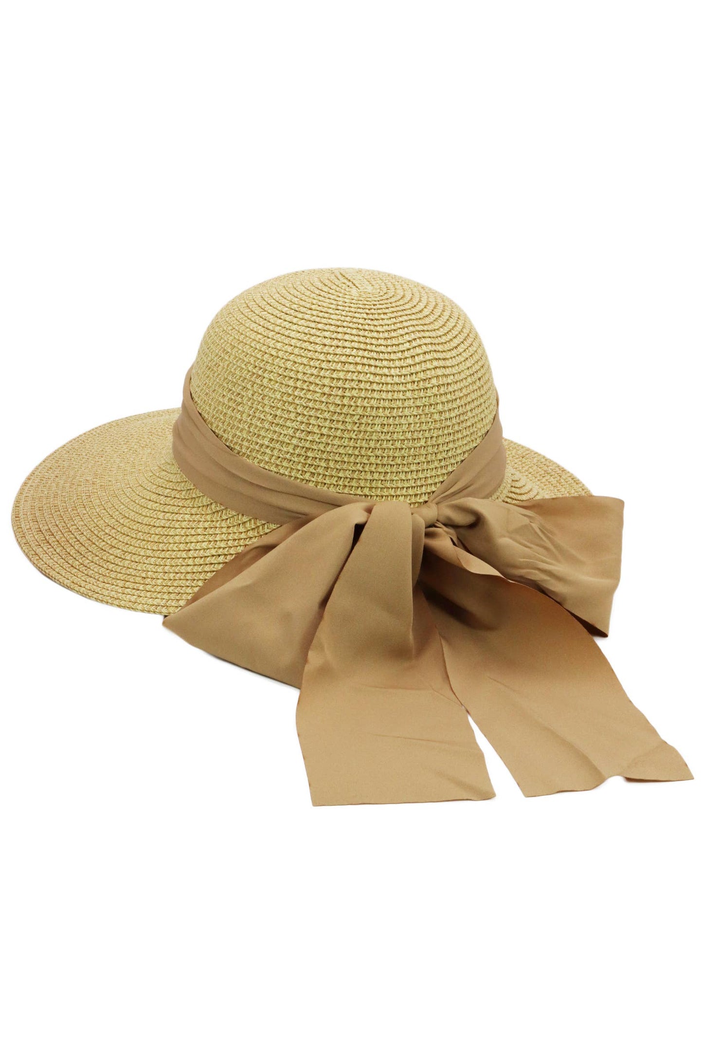 Straw Satin Ribbon Sun Hat