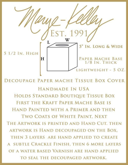 blue equestrian gift box measurements and care info