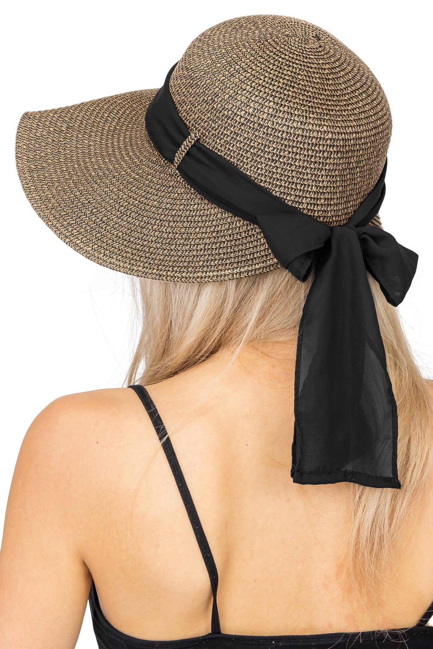 Straw Satin Ribbon Sun Hat