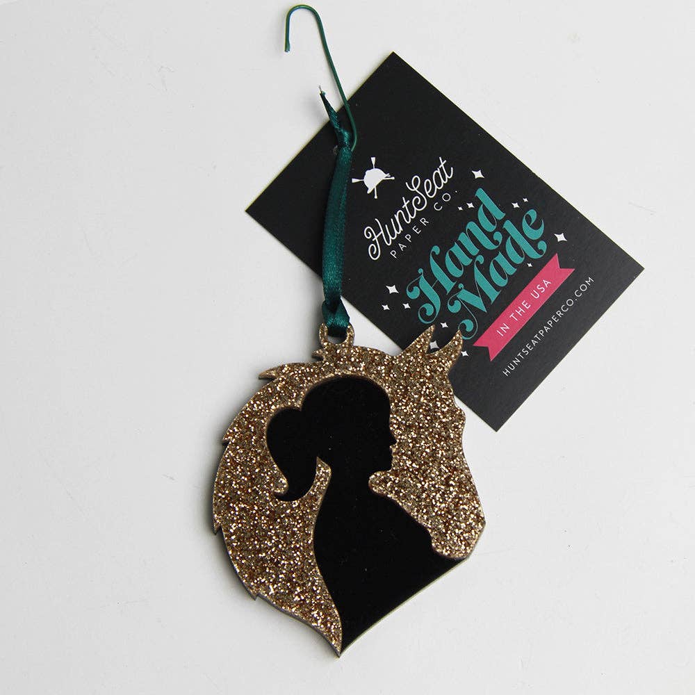 Horse Lover Christmas Ornament for Equestrian Holiday Gifts