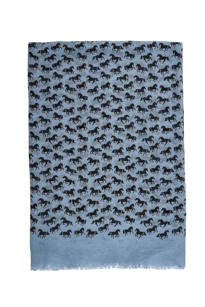 Horse Silhouettes Scarf