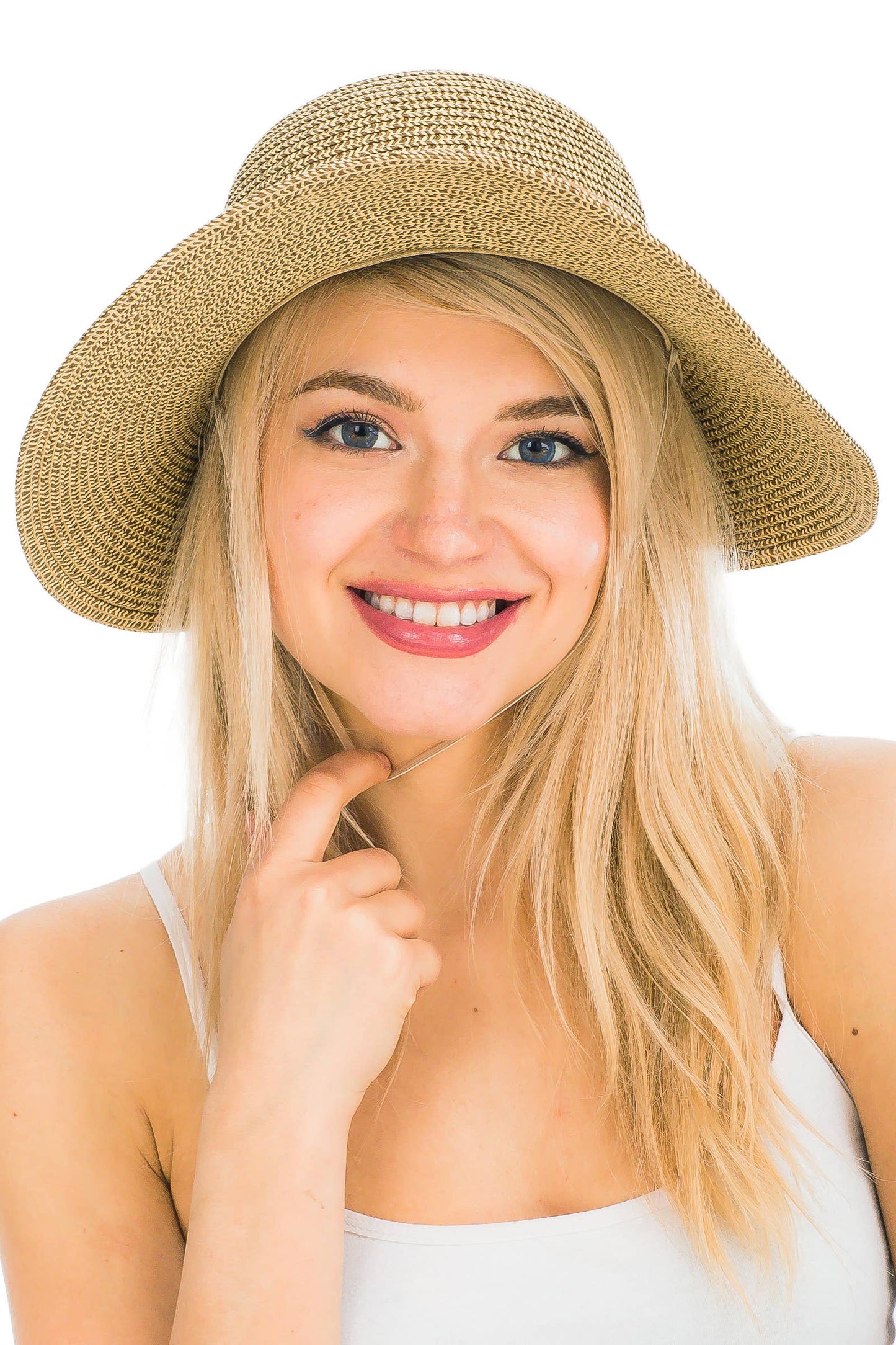 Straw Satin Ribbon Sun Hat
