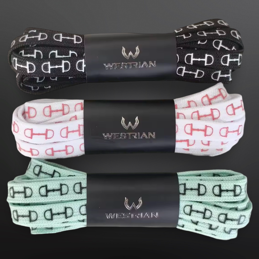 Snaffle Bit Print Shoelaces 45”