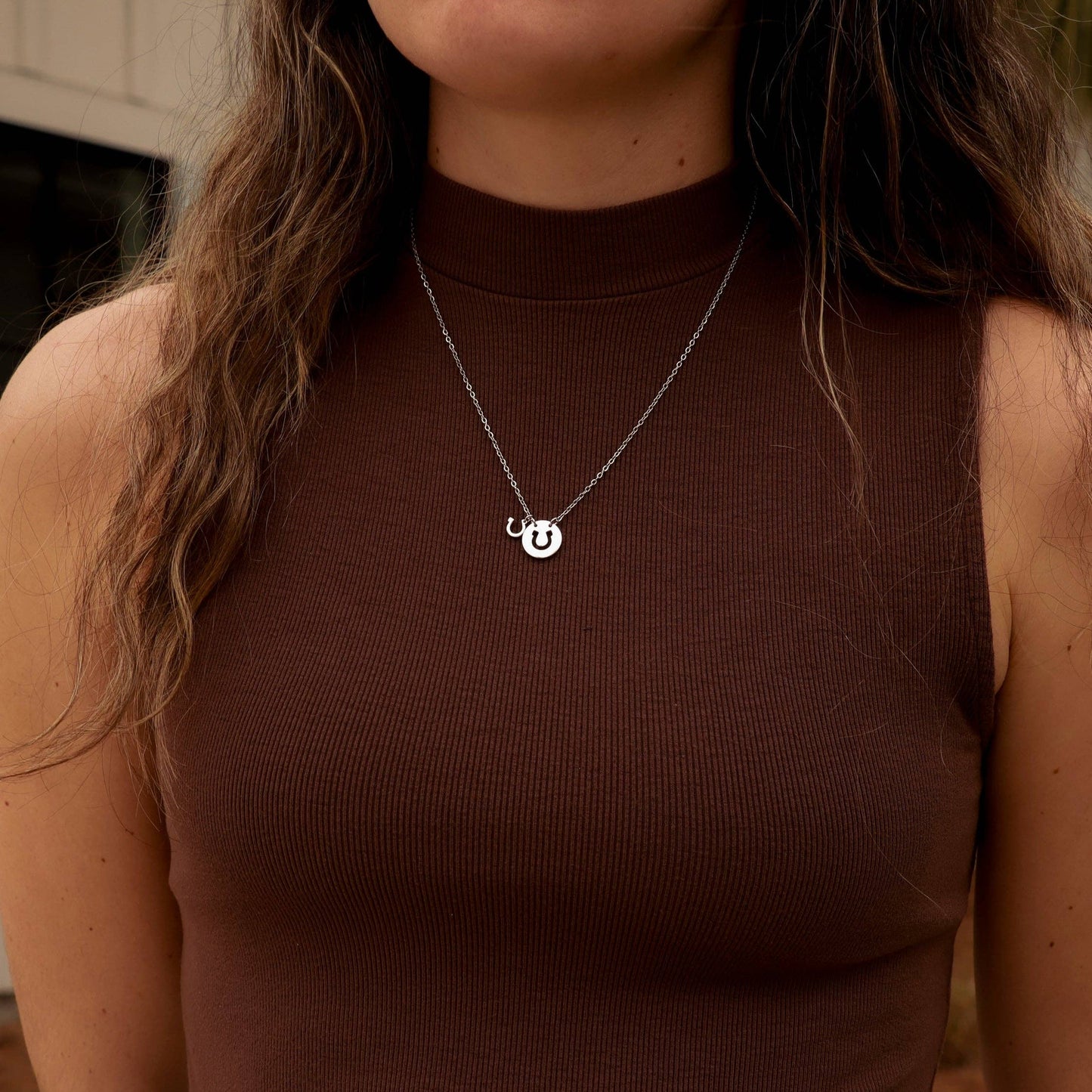 Horseshoe Charm Necklace
