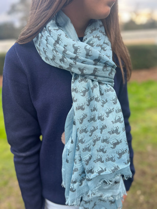 Horse Silhouettes Scarf