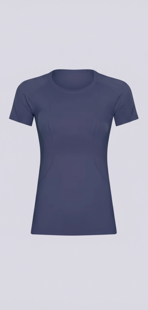 Short Sleeve Crew Neck Schooling Top