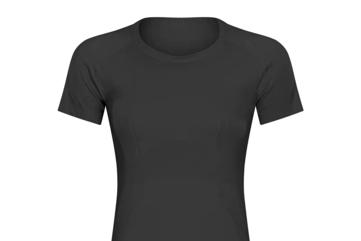 Short Sleeve Crew Neck Schooling Top