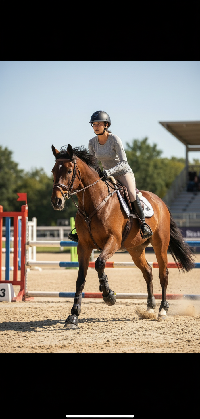 Trio Eq Crew Neck Long Sleeve Riding Top