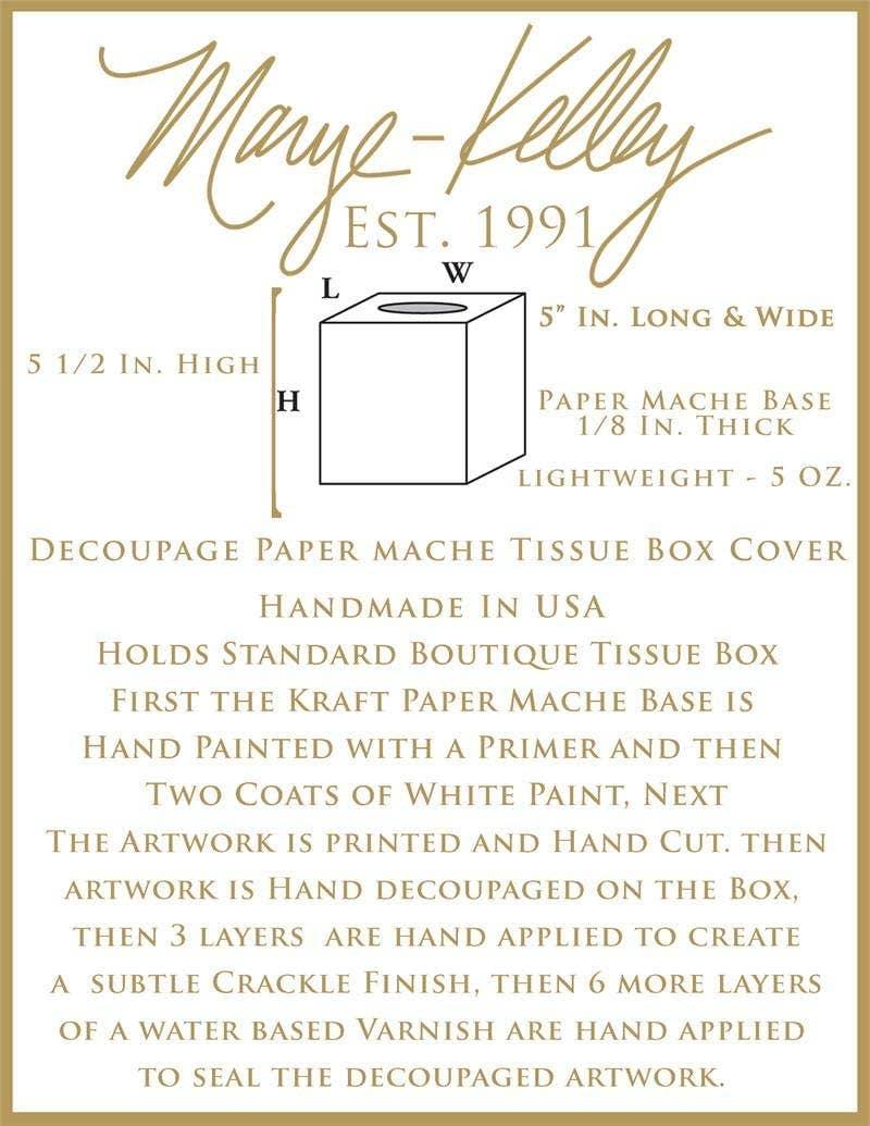 blue equestrian gift box measurements and care info