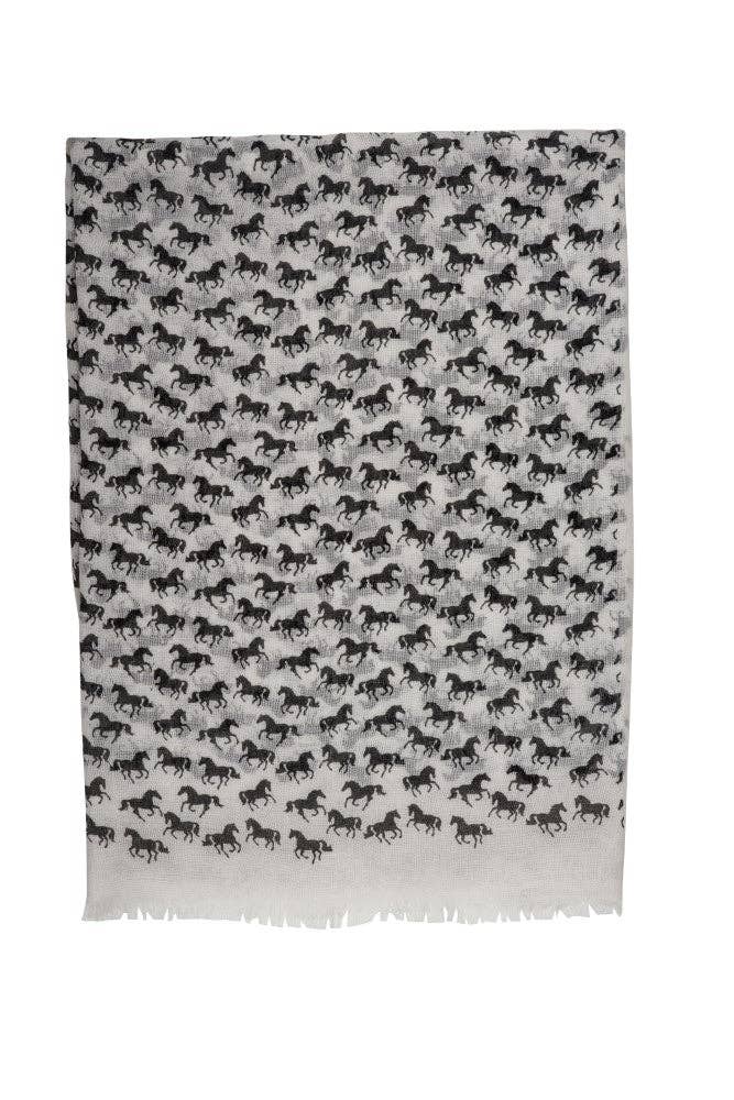 Horse Silhouettes Scarf