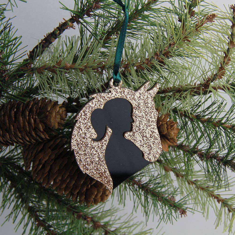 Horse Lover Christmas Ornament for Equestrian Holiday Gifts
