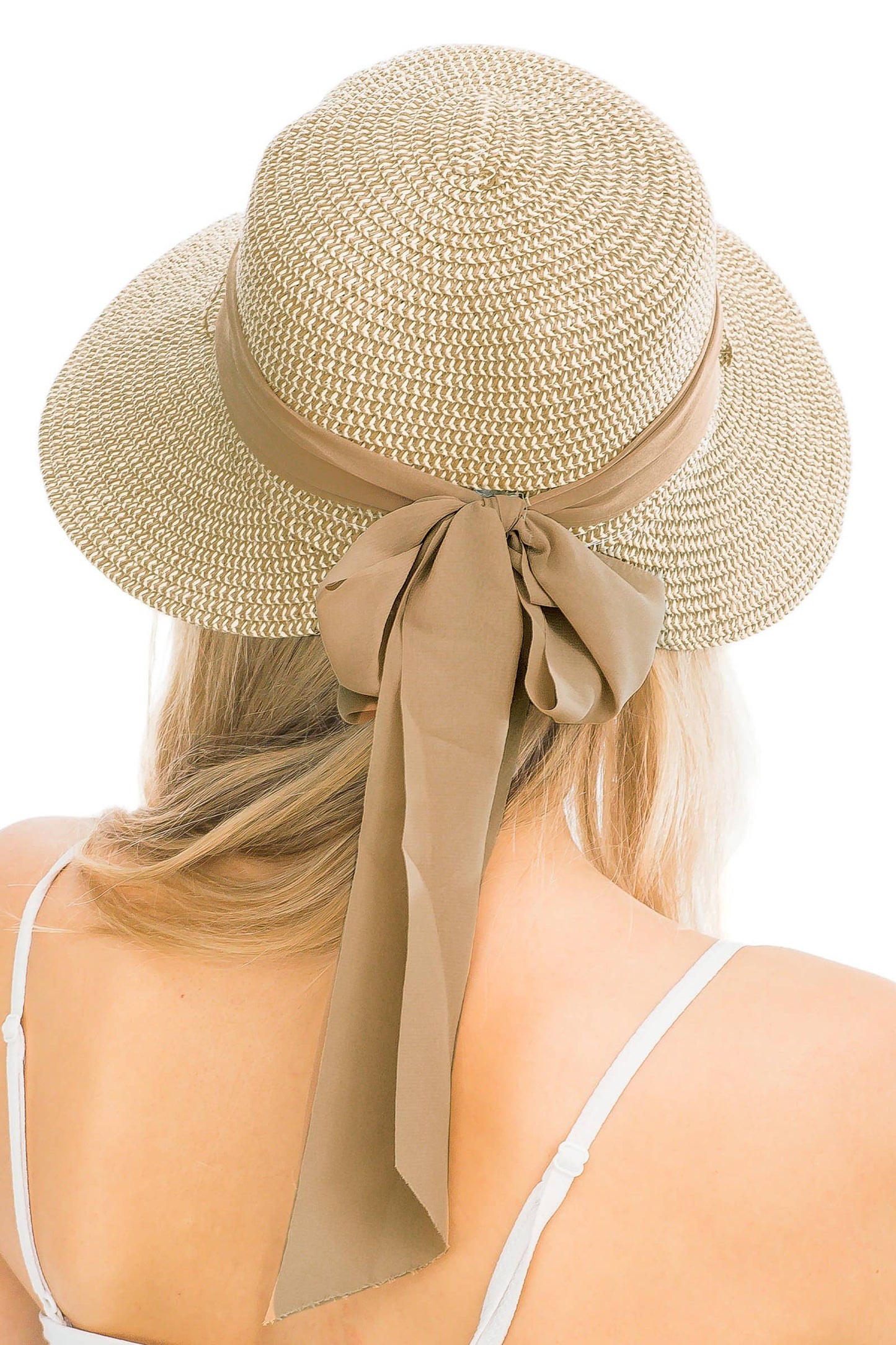 Straw Satin Ribbon Sun Hat