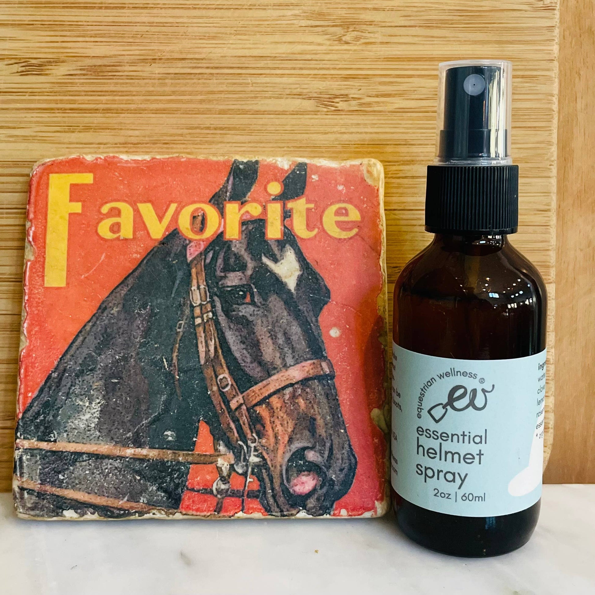 Organic Helmet spray to deodorize helmets, best equestrian gifts