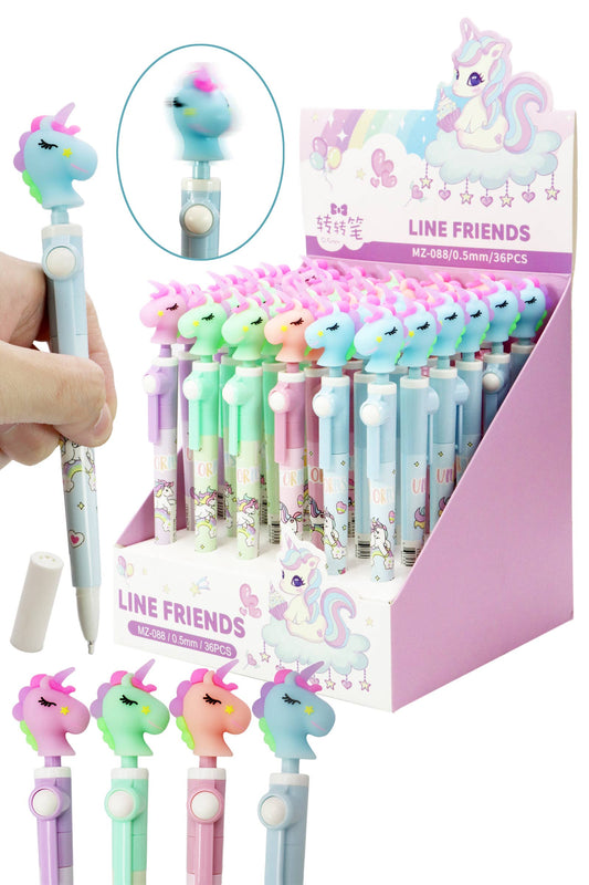 Fidgety Unicorn Pony Charm Pen