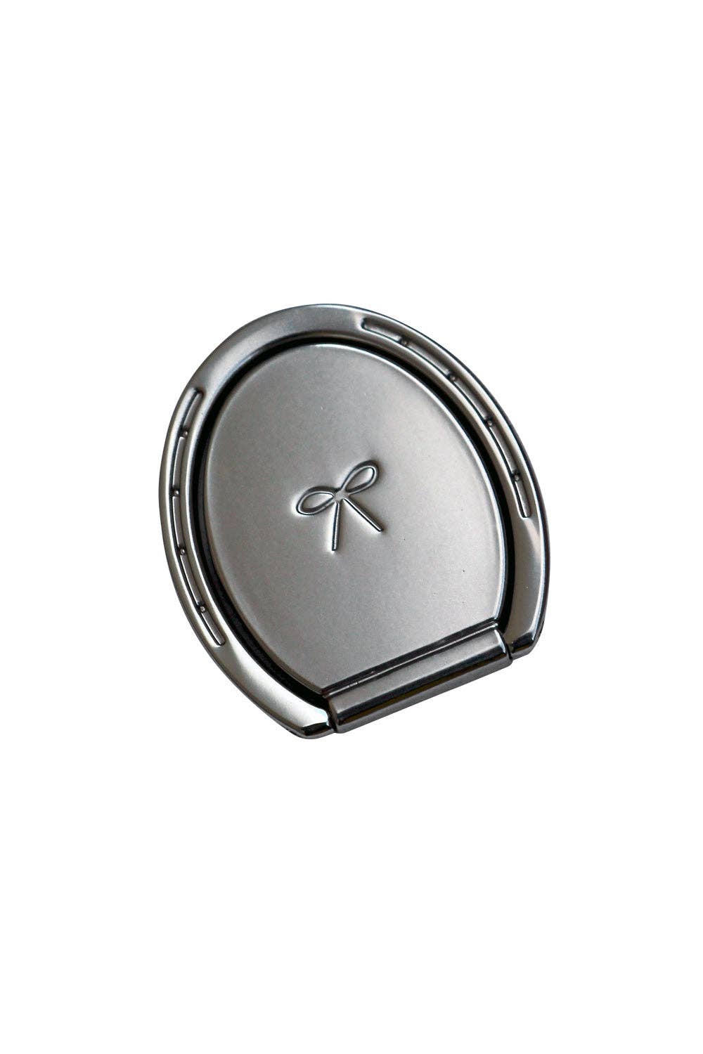 silver horse show phone stand