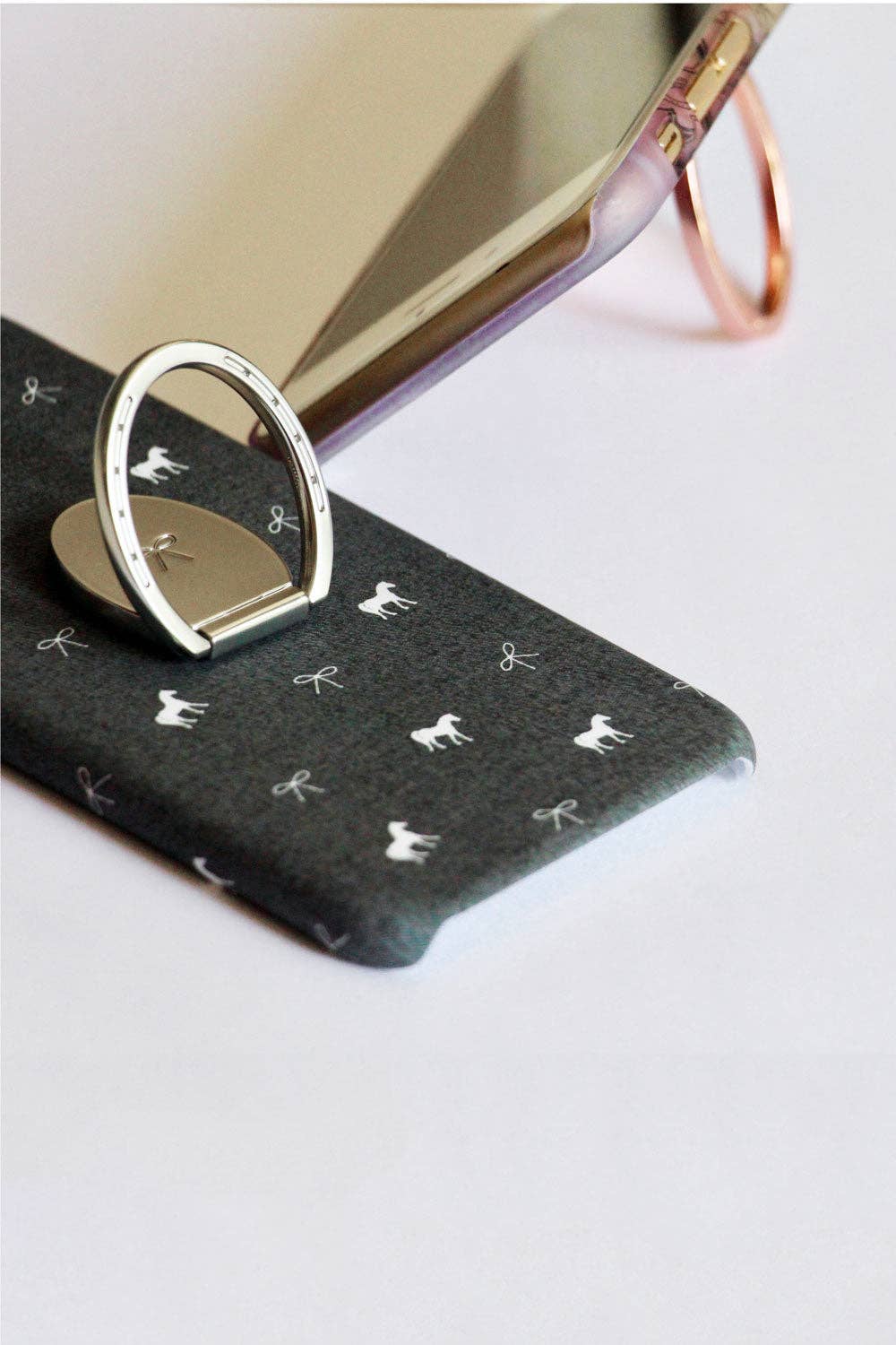 silver pop up equestrian phone stand, perfect small gift